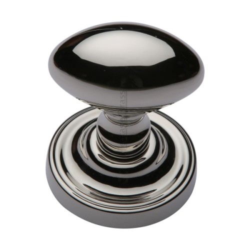 CHELSEA OVAL MORTICE DOOR KNOB ON CONCEALED ROSE